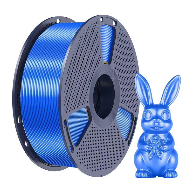 SUNLU PLA+ Silk Filament 1,75 mm blauw 1 kg