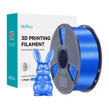 SUNLU PLA+ Silk Filament 1,75 mm blauw 1 kg