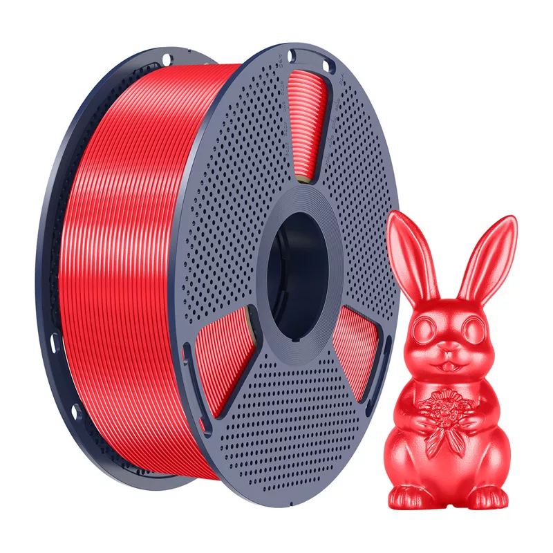 SUNLU PLA+ Silk Filament 1,75 mm rood 1 kg