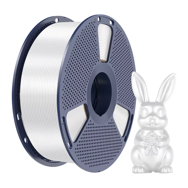 SUNLU PLA+ Silk Filament 1,75 mm wit 1 kg