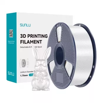SUNLU PLA+ Silk Filament 1,75 mm wit 1 kg