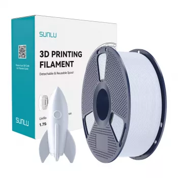 Sunlu High-Speed PLA Filament - wit 1,75 mm 1 kg