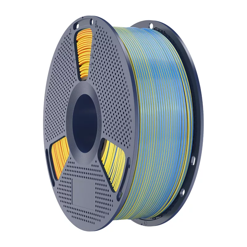 SUNLU PLA+ Silk Forth-Color Filament 1,75 mm Blue-Purple-Orange-Yellow Gradient 1 kg