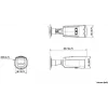 Hikvision DS-2CD2T83G2-2LI(2.8mm) 8MP AcuSense Bullet IP-camera met Dual Light