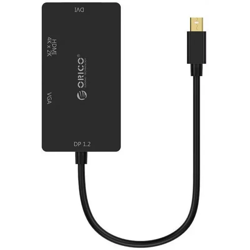 ORICO Mini DisplayPort naar HDMI, VGA, DVI-adapter (zwart)