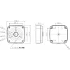 Dahua PFA122 adapter-montagebeugel voor camera's
