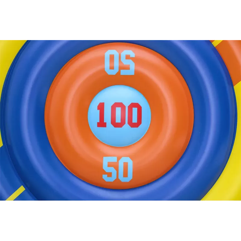 Bestway opblaasbaar zwembadspel Arcade Shield met frisbee 140 cm
