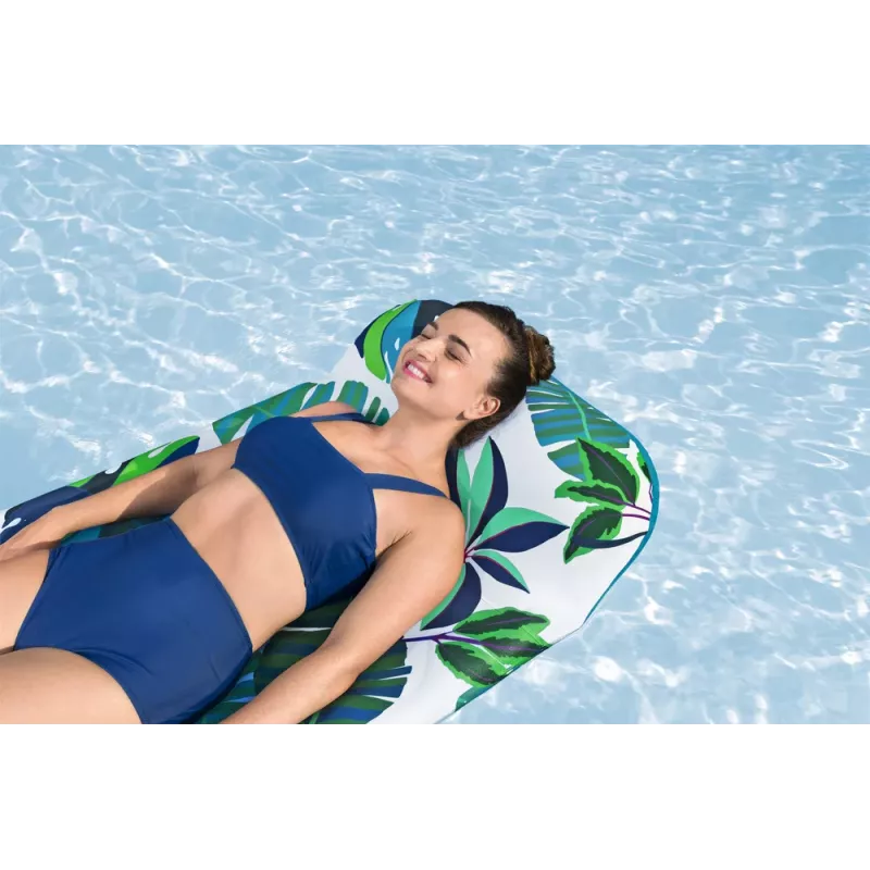 Bestway opblaasbare matras drijvende palmbladeren op water 43731