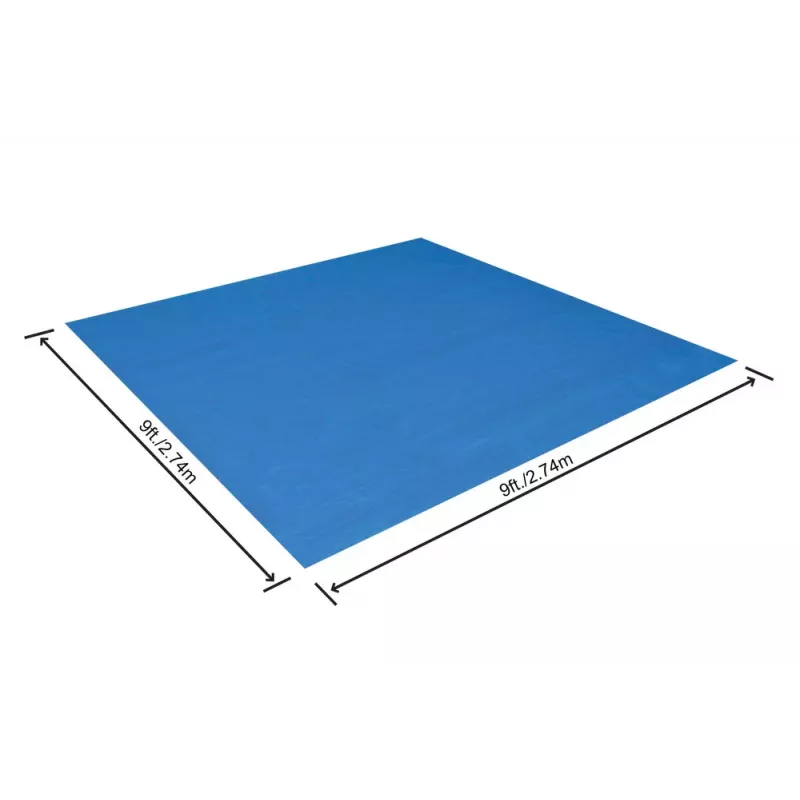 Bestway Flowclear zwembad grondzeil 274 x 274 cm blauw