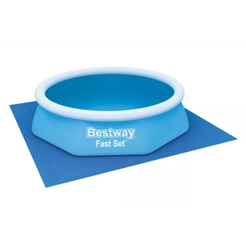 Bestway Flowclear zwembad grondzeil 274 x 274 cm blauw