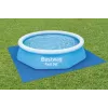 Bestway Flowclear zwembad grondzeil 274 x 274 cm blauw