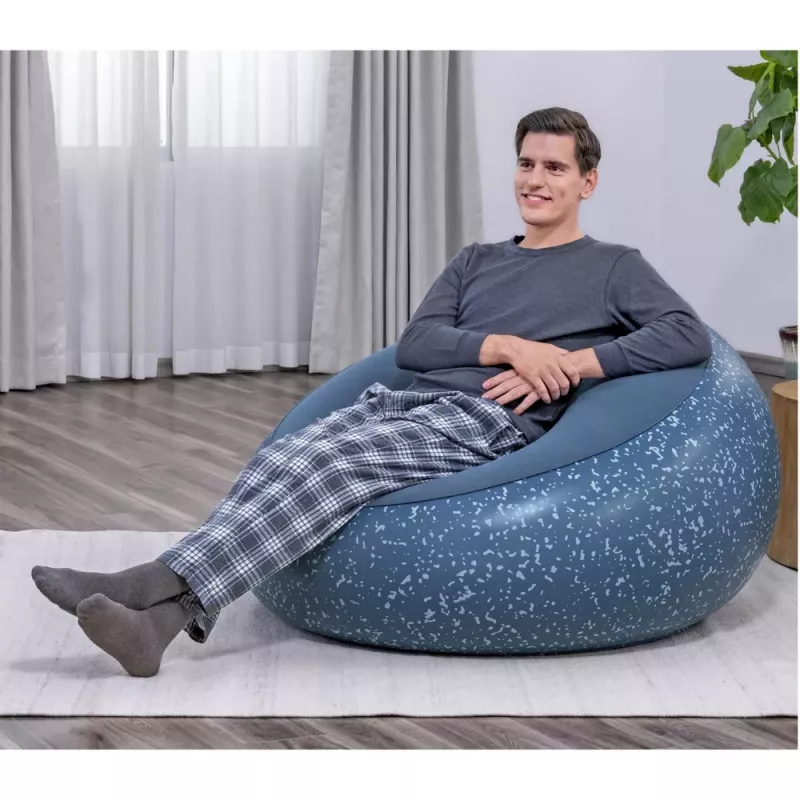 Bestway opblaasbare blauwe Inflate A Chair 75154