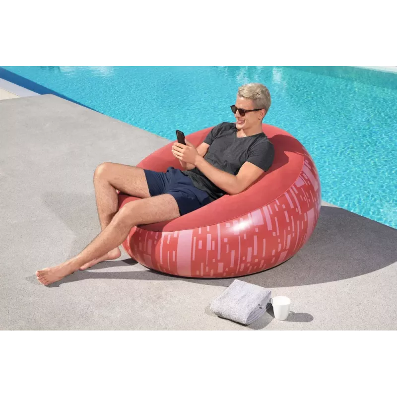 Bestway Comfort Cruiser opblaasbare stoel rood