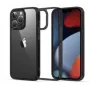 iLike Apple iPhone 13 Pro Max Fusion Case harde hoes met gel frame transparant zwart