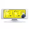 Jonsbo DS339 mini display 3,39 inch IPS-scherm USB-C wit