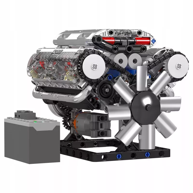 MOULD KING V8 Engine bouwset 10088S - 552 onderdelen