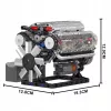 MOULD KING V8 Engine bouwset 10088S - 552 onderdelen