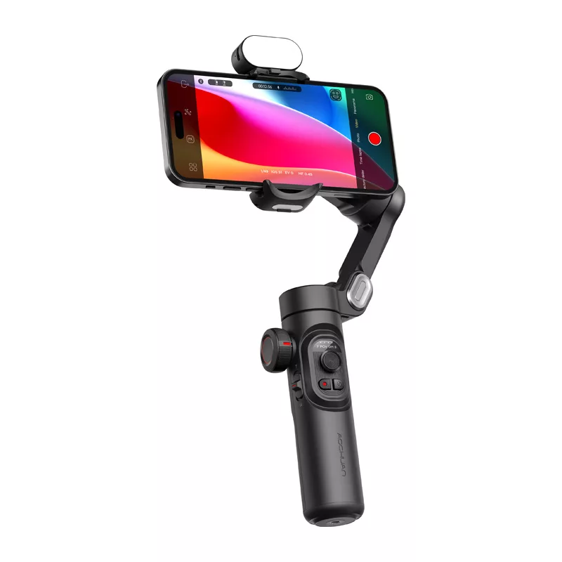 AOCHUAN XE gimbal met RGB-verlichting (zwart)