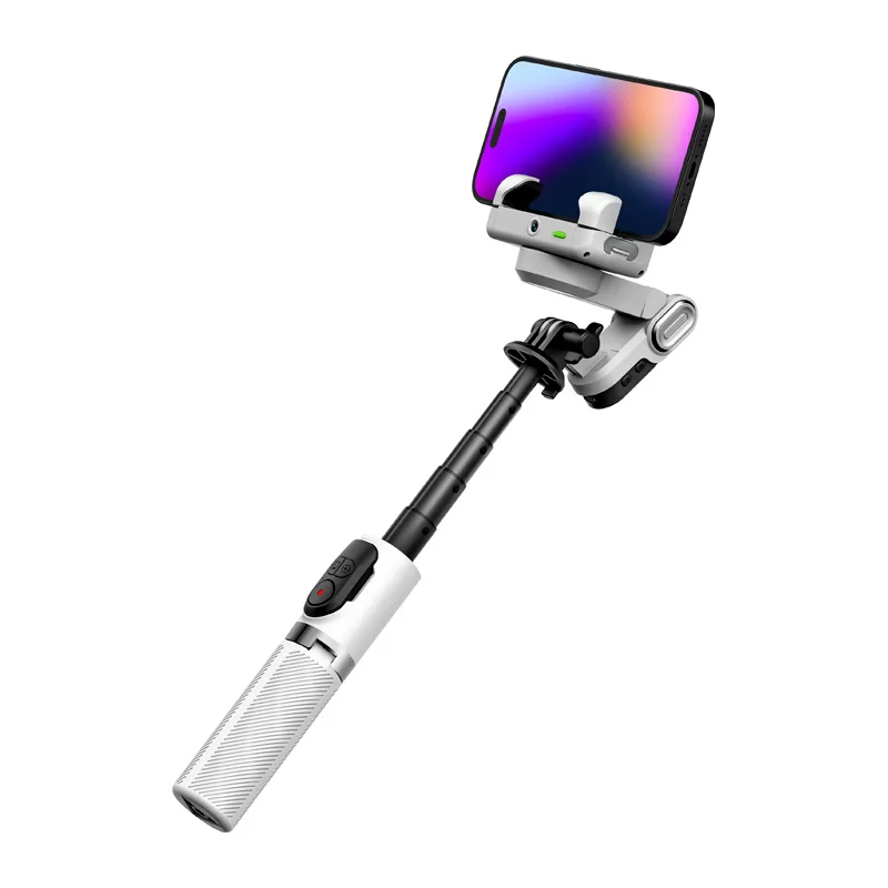 AOCHUAN M1 Pro gimbal met RGB-verlichting (wit)