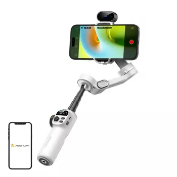 AOCHUAN X2 gimbal met AI-sensor (wit)