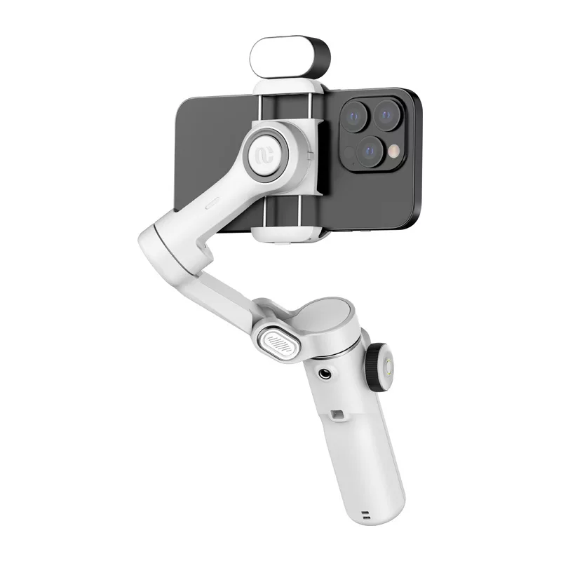 AOCHUAN X2 gimbal met RGB-verlichting (wit)