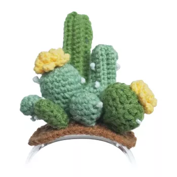 Gebreid cactus-kostuum voor Loona Premium robot