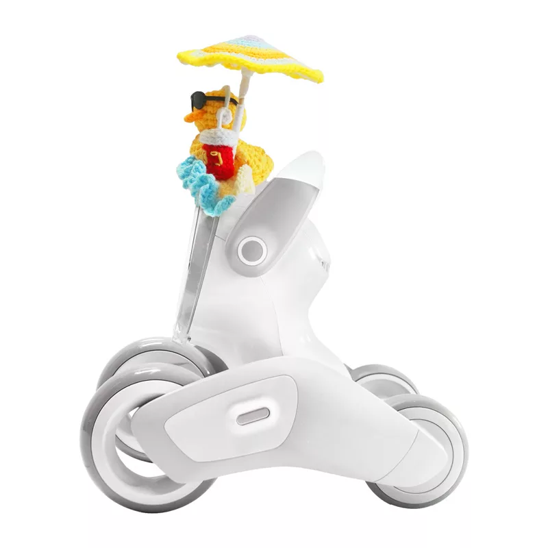 Gebreid eendenkostuum voor Loona Premium robot
