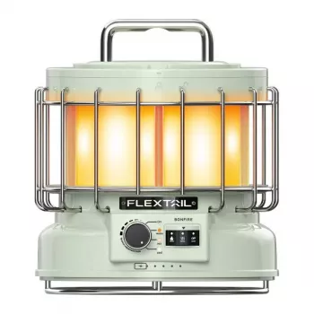 Flextail MAX Lantern Humidifier Camping Light (Green) - 3-in-1 draagbare lantaarn, luchtbevochtiger & powerbank