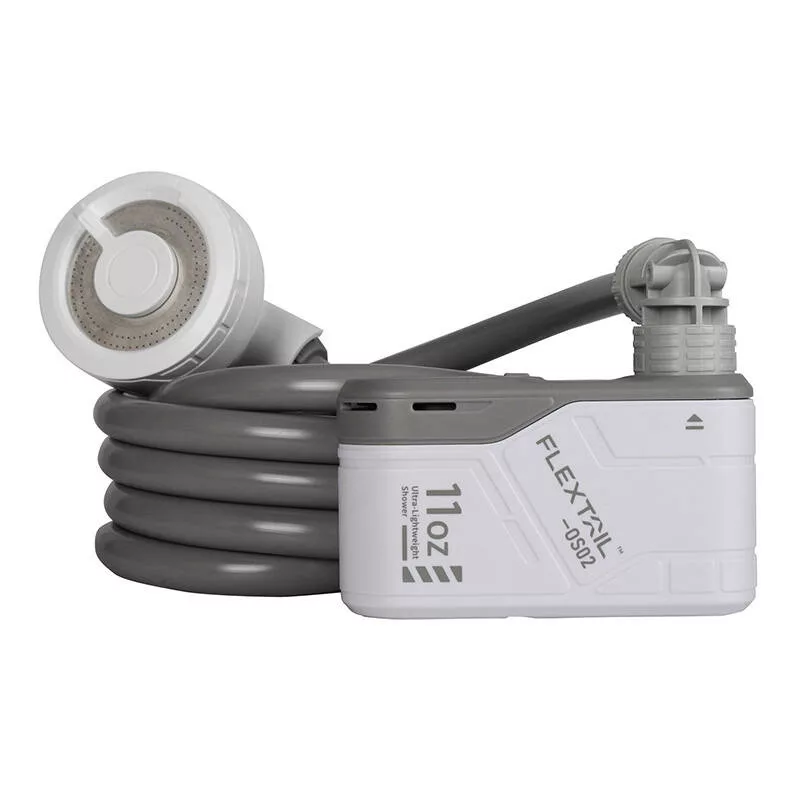 FLEXTAIL Max Shower draagbare douche met pomp (wit)