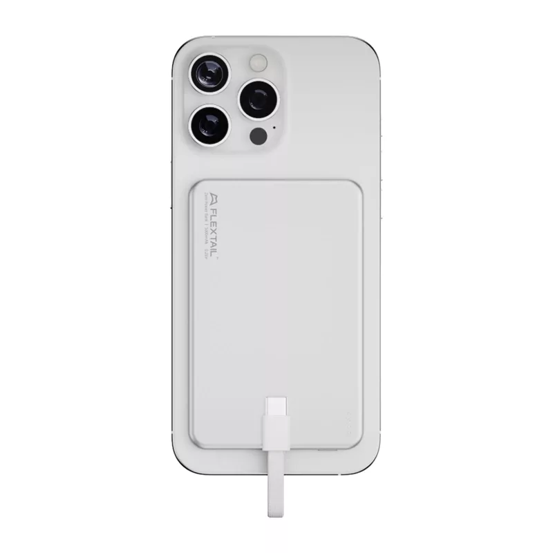 Flextail Zero Power Metal 5000 mAh powerbank, zilver
