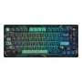 AKKO MOD007V3 HE 75% Bedrade Mechanische Toetsenbord met Hall-Effect-schakelaars, CNC-aluminium behuizing, PBT-ASA keycaps, RGB, Zwart