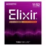 Elixir Strings 11027 Custom Light NANOWEB akoestische gitaarsnaren (11-52)