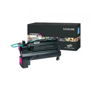 Lexmark magenta toner met hoge capaciteit - C792X2MG