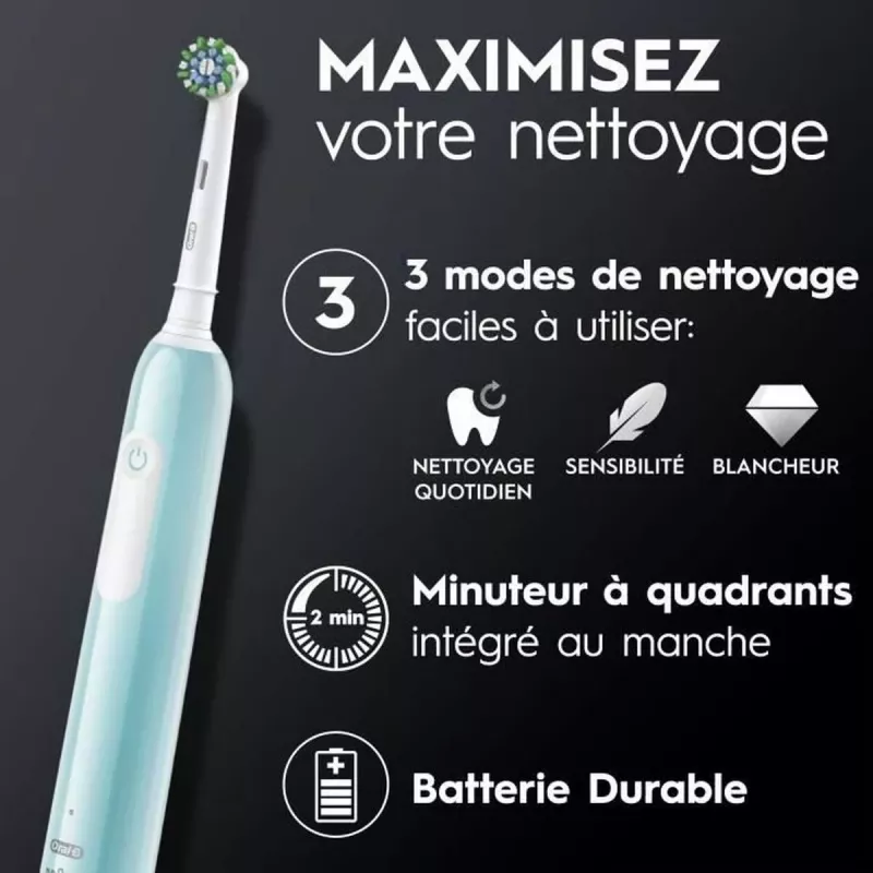 Oral-B Pro Series 1 elektrische tandenborstel Caraïbisch blauw