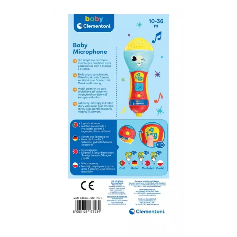 Kinder-spreekmicrofoon – Clementoni 17523