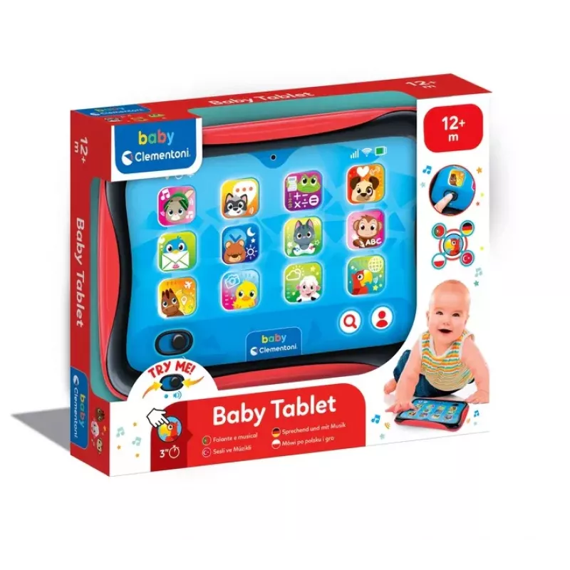Clementoni kinder-spreektablet 17535 - Educatief elektronisch speelgoed voor peuters vanaf 12 maanden
