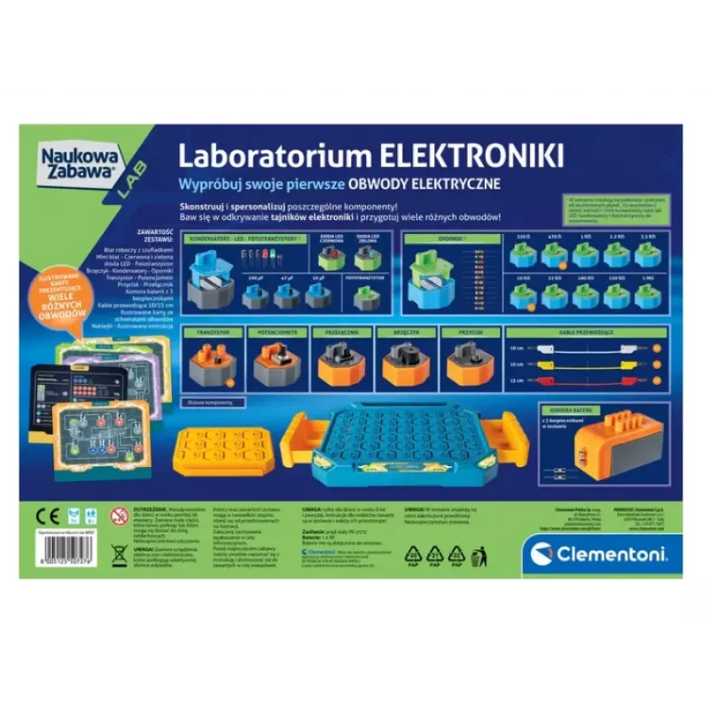 Clementoni Science Fun Elektronicalab Poolse taal 21284
