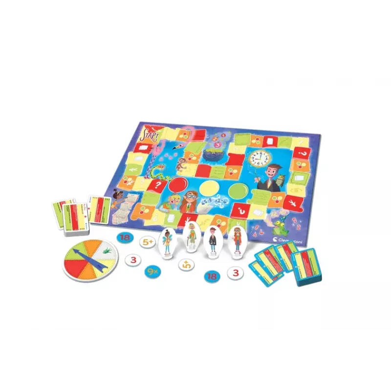 Clementoni Naukowa Zabawa Leerbordspel Wiskunde Spelend leren 50778