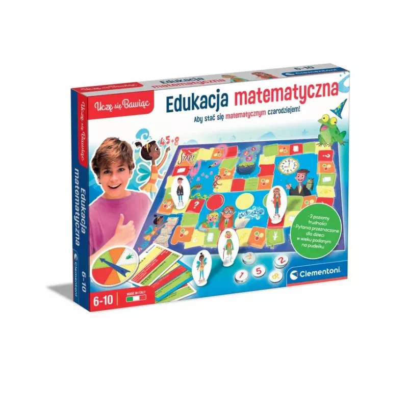 Clementoni Naukowa Zabawa Leerbordspel Wiskunde Spelend leren 50778