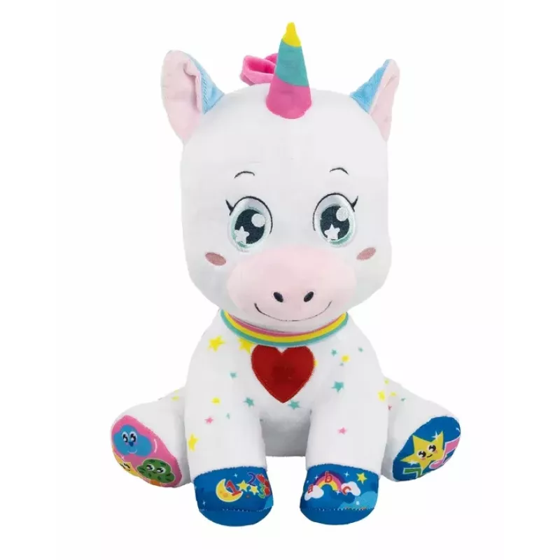 Clementoni Sweet Interactieve pluchen eenhoorn Lichtjes & zingt Poolse taal 50937
