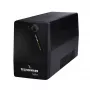 TECNOWARE USV ERA PLUS 600 SCHUKO Line-Interactive 600VA/360W, 12V 7Ah accu, 2 Schuko-stopcontacten, USB, zwart