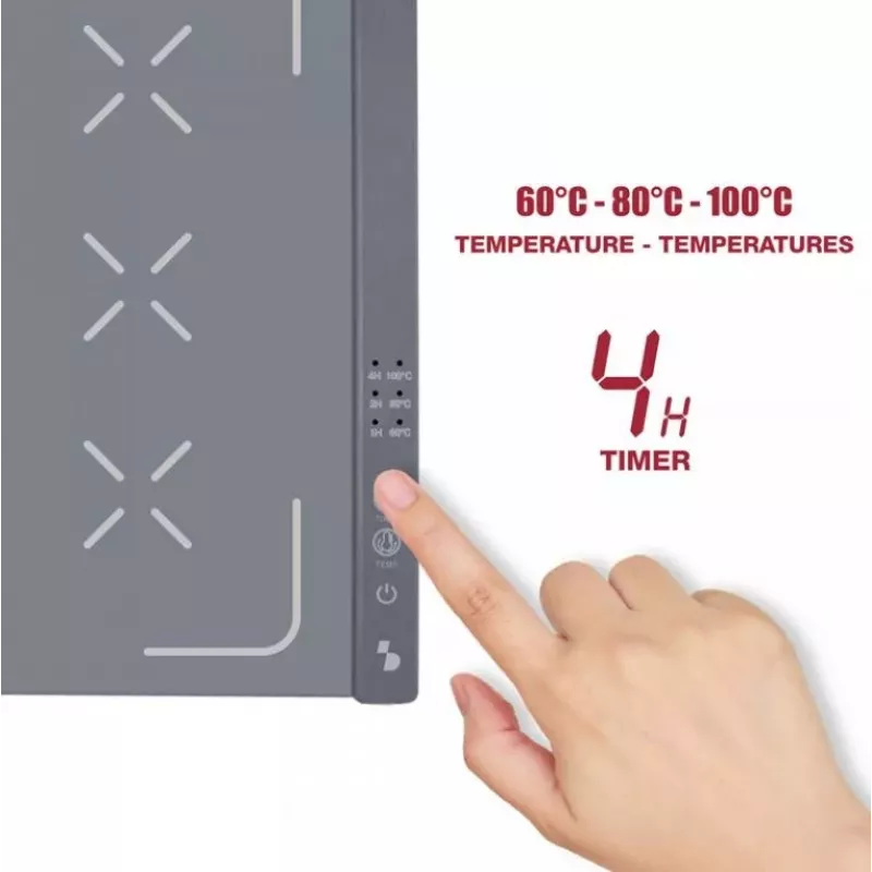 BEPER P101TEM100 elektrische onderdeken eenpersoons 150x80 cm 60W wit