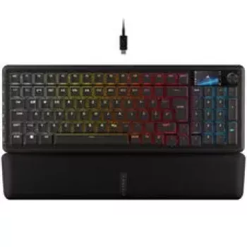 Corsair Vanguard 96 draadloos gaming toetsenbord, mechanisch, RGB, LCD-display, DE layout - zwart