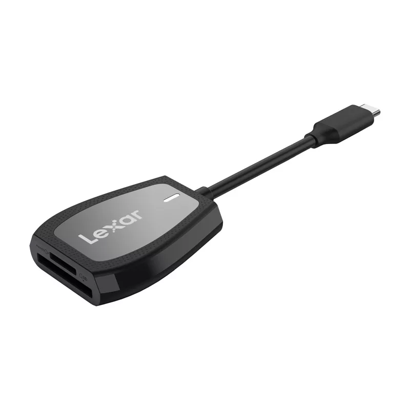 Lexar Dual-Slot SD/microSD Geheugenkaartlezer, USB-C