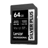 Lexar Professional SILVER PLUS SDXC 64GB geheugenkaart UHS-I U3 V30 A2