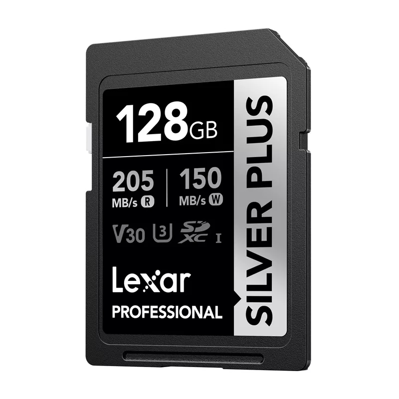 Lexar Professional SILVER PLUS SDXC 128GB geheugenkaart UHS-I U3 V30