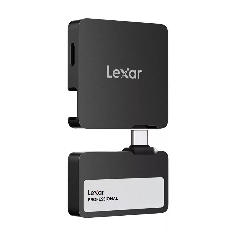 Lexar Professional SL400 2TB draagbare SSD + hub