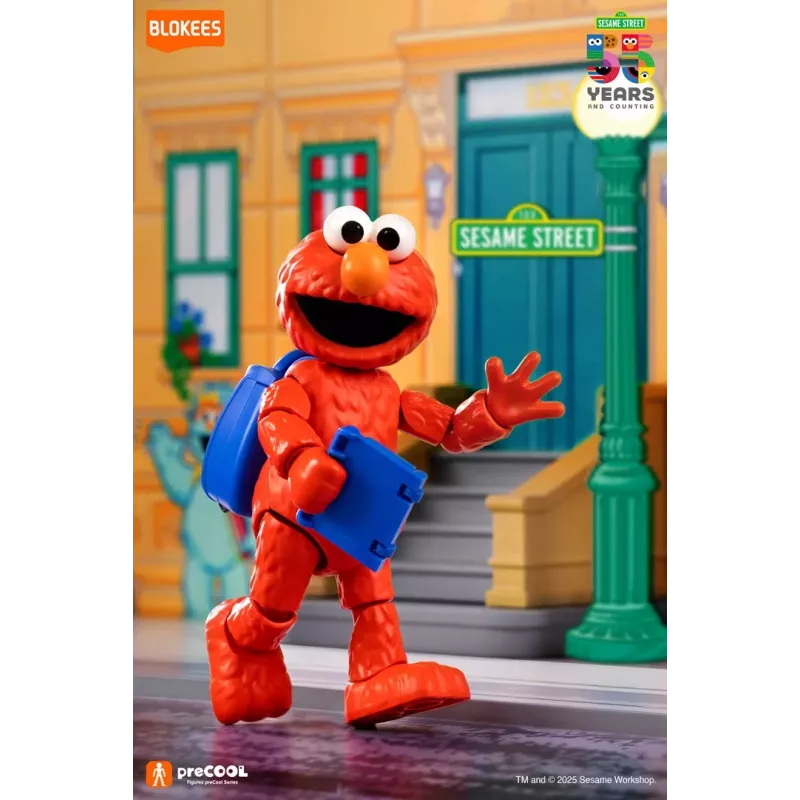 BLOKEES SESAME STREET FIGURES preCOOL S2 - ELMO bouwfiguur