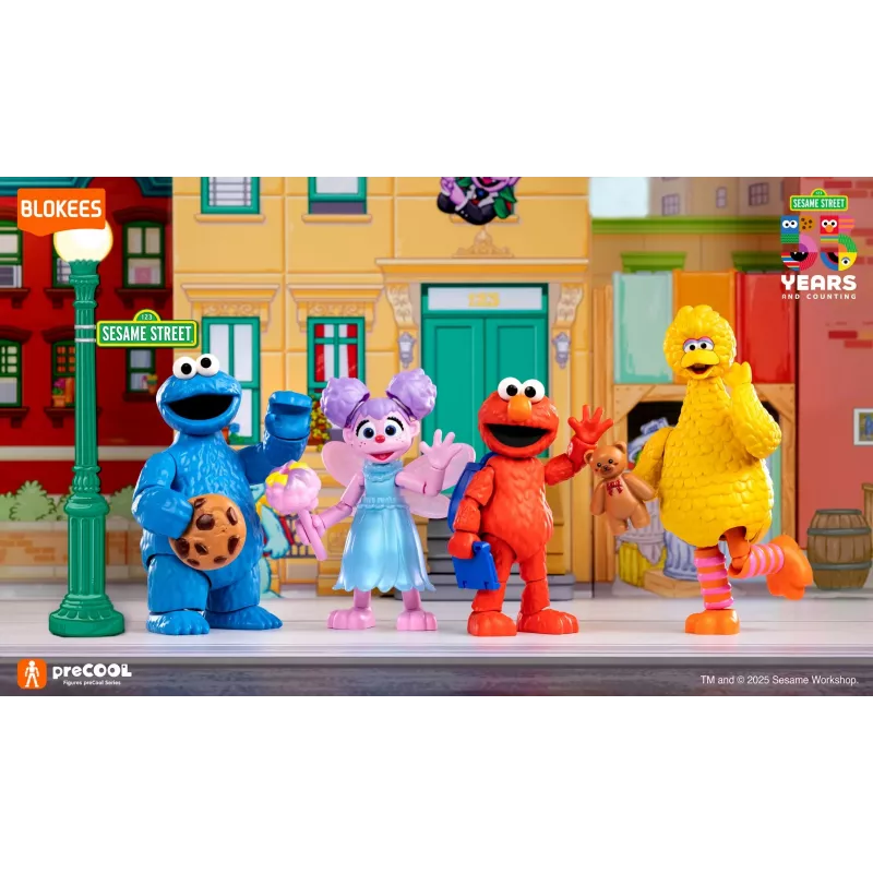 BLOKEES SESAME STREET FIGURES preCOOL S2 - ELMO bouwfiguur