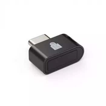 Kensington VeriMark IT 2.0 vingerafdruklezer, USB-C, FIDO2, Windows Hello, zwart